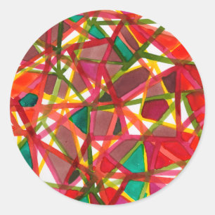 Sticker Rond Prismatique II