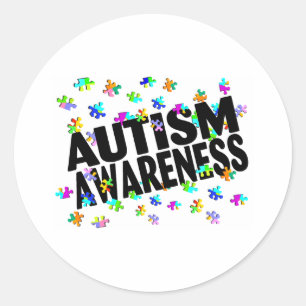 Sticker Rond Prix de l'autisme