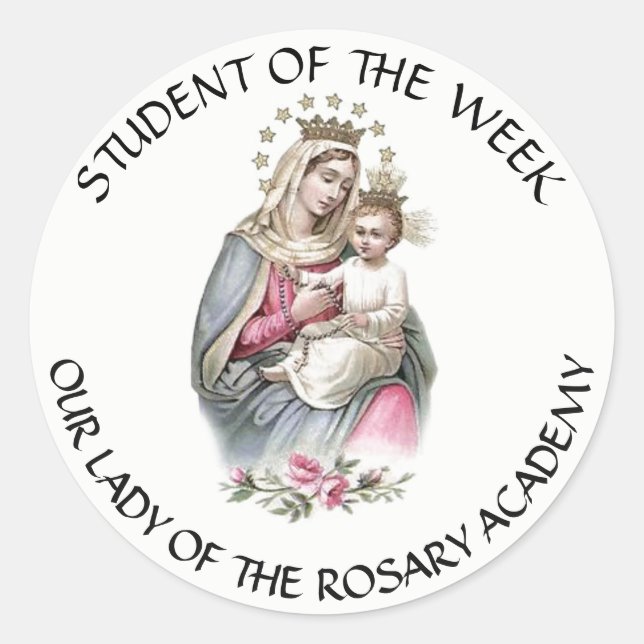 Sticker Rond Prix Notre-Dame du Rosaire (Devant)