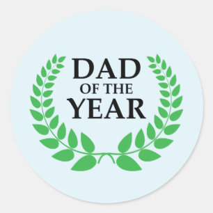 Sticker Rond Prix Papa de l'année