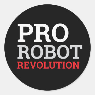 STICKER ROND PRO ROBOT