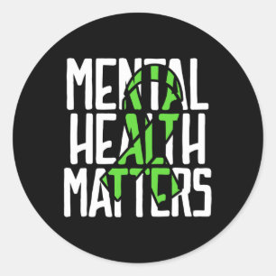 Sticker Rond Problèmes de santé Lutter contre la stigmatisation