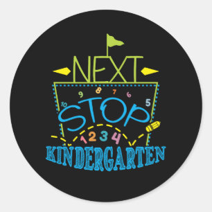 Sticker Rond Prochain arrêt maternelle