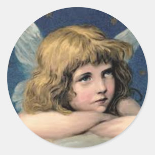 STICKER ROND PRODUITS EN PAPIER ANGEL RÉFLÉCHI