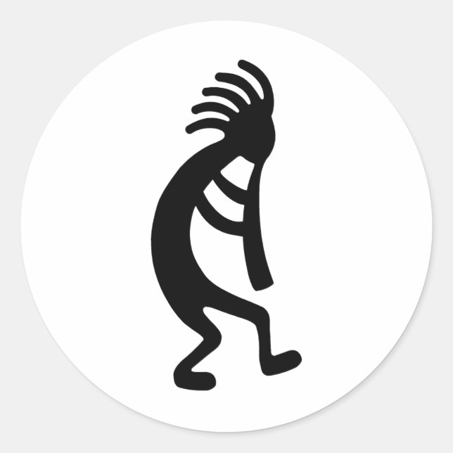Sticker Rond Produits et designs Kokopelli ! (Devant)