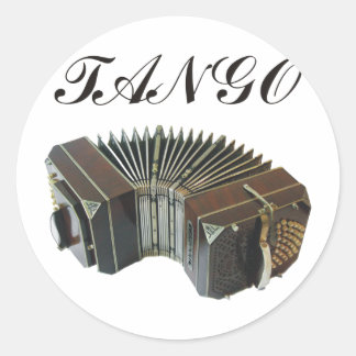 Sticker Rond Produits et designs Tango ! Argentine Music !