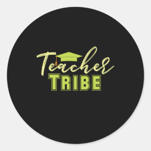Sticker Rond Professeur Cadeaux Tribu des enseignants