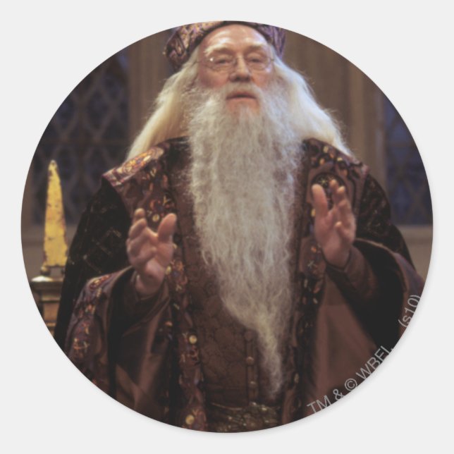 Sticker Rond Professeur Dumbledore (Devant)