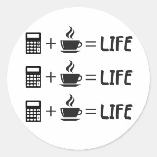 Sticker Rond Profession comptable