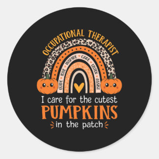 Sticker Rond Profession de l'école d'Halloween