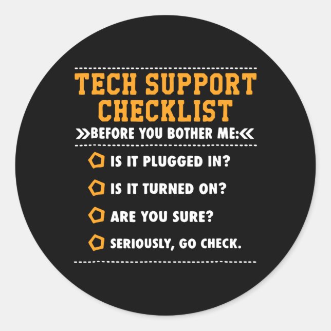 Sticker Rond programmeur (Devant)