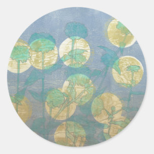 Sticker Rond Projecteur I floral