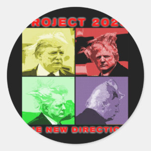 Sticker Rond Projet 2025 [nouvelle direction] Actif 1