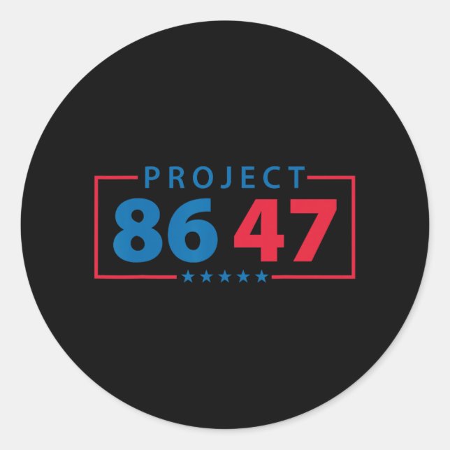 Sticker Rond Projet 8647 Résiste au subtil Foxtrot Delta Tango  (Devant)