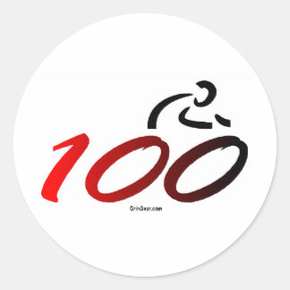 Sticker Rond Promenade à vélo