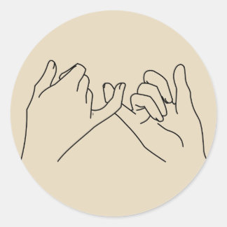 Sticker Rond promesse pénible