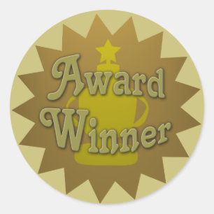 Sticker Rond Promo du livre gagnant