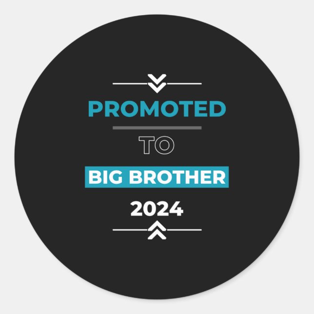 Sticker Rond Promu à Big Brother 2024 (Devant)