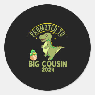 Sticker Rond Promu À Big Cousin Est 2024, Drôle Cousins