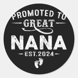 Sticker Rond Promu À Great Nana 2024 Fête des mères