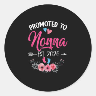 Sticker Rond Promu À Nonna 2026 Révélation Drôle Genre Bientôt 