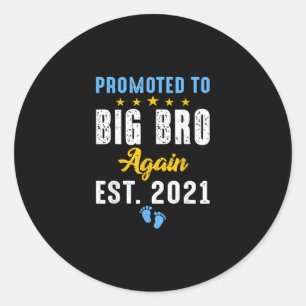 Sticker Rond Promu à nouveau Big Brother 2021 tendance