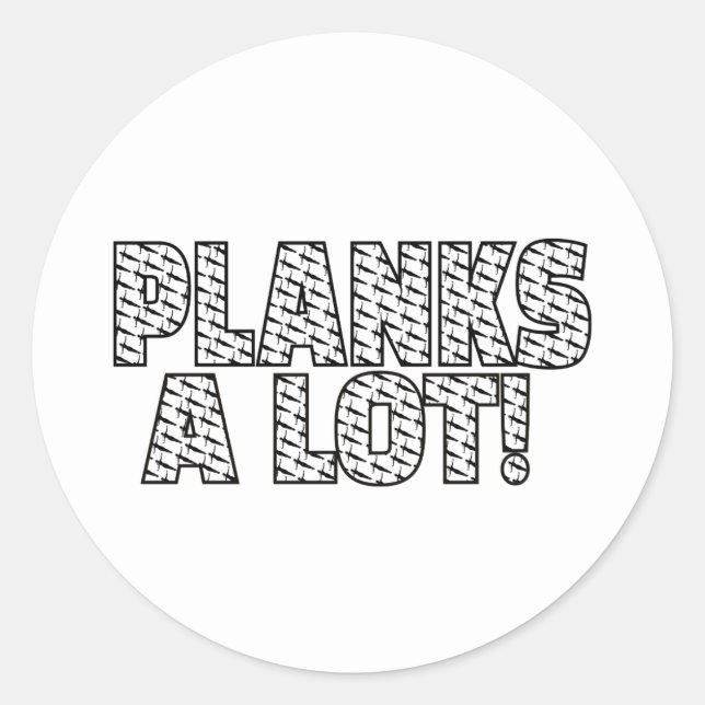 Sticker Rond Propose Un Devis D'Exercice De Forme De Base Beauc (Devant)