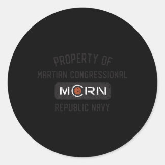 Sticker Rond Propriété Agrandie De Mcrn