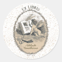Propriété Boite Ex Libris Victorian Angel