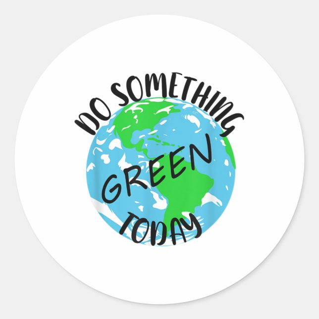 Sticker Rond Protection De La Nature, Climatisation Chauffage,  (Devant)