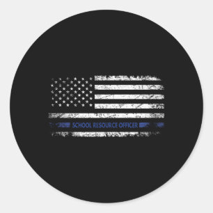 Sticker Rond Prouve School Resource Officer Sro