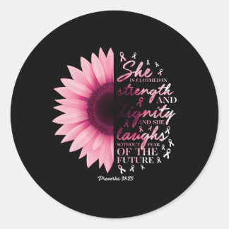 Sticker Rond Proverbes 31 Verse Christian Breast Cancer Awards
