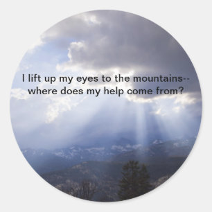 Sticker Rond Psaume 121