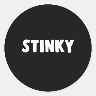 Sticker Rond Puant