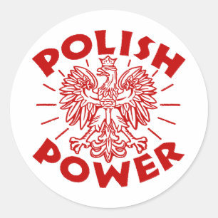 Sticker Rond Puissance polonaise
