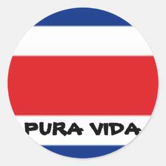 STICKER ROND PURA VIDA