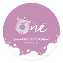 Purple Rose Baby Girl Sweet Un 1er Anniversaire Do