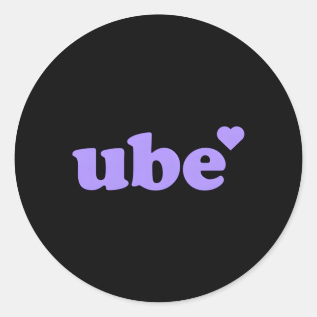 Sticker Rond Purple Yam Filio Ube (Devant)
