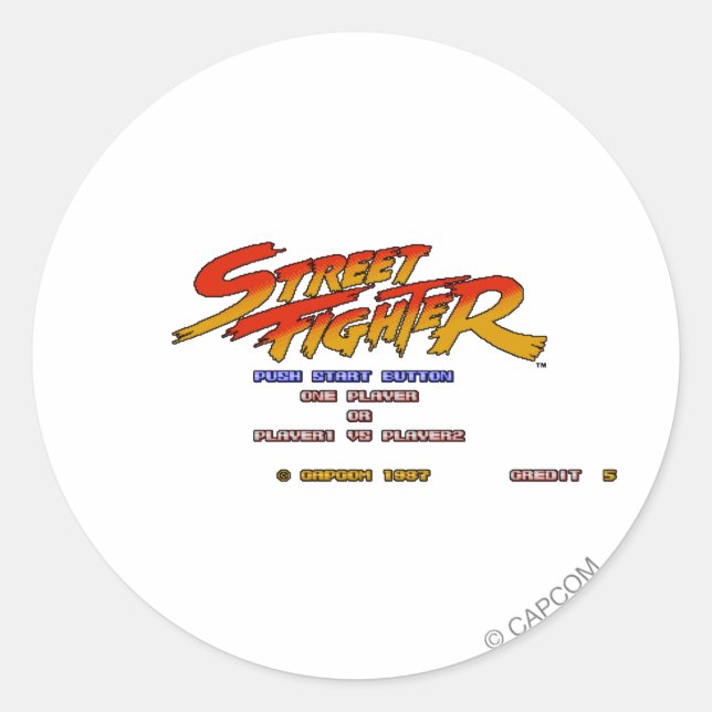 Sticker Rond Push Start (Devant)