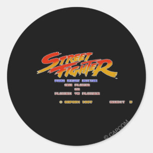 Sticker Rond Push Start