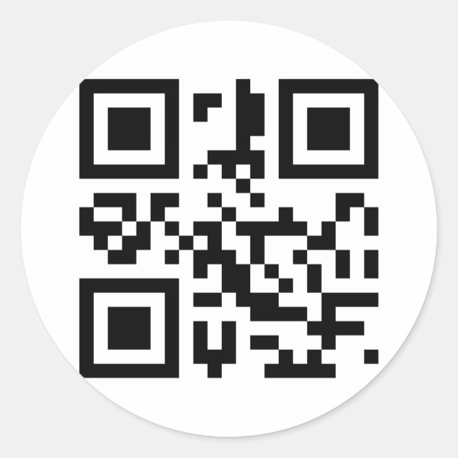 STICKER ROND QR - JE VOUS AIME (Devant)