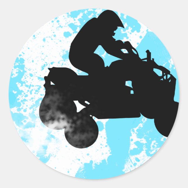 Sticker Rond quads. (Devant)