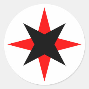 Sticker Rond Quaker Star
