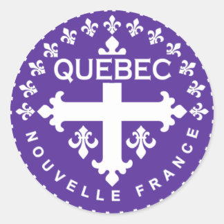 Sticker Rond Québec