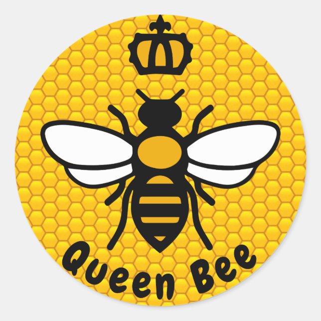 Sticker Rond Queen Bee (Devant)