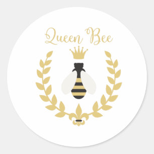 Sticker Rond Queen Bee