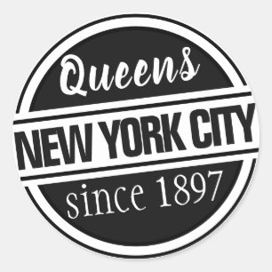 Sticker Rond Queens NYC