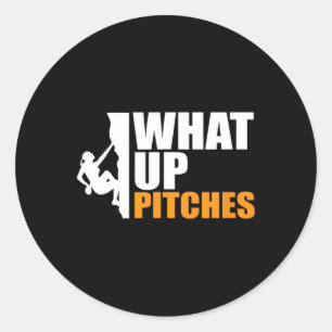 Sticker Rond Quelles sont les lancers de sorcière de pitch qui