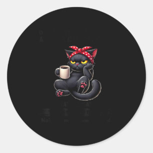 Sticker Rond Quelqu'Un D'Autre A-T-Il Une Voix Dans La Tête Qui