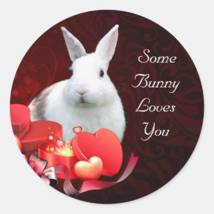Sticker Rond Quelqu'un t'aime